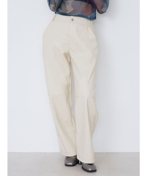 スイッチフェイクレザーパンツ