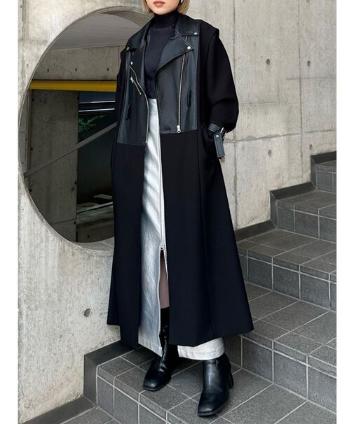 ライダースドッキングコート【2WAY】