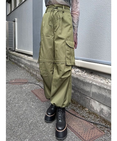 2WAYリボンベルトカーゴパンツ