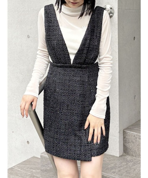 YUKKOコラボ】ジャガードブロックワンピース｜ムルーアの通販｜&mall