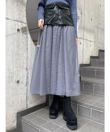 ドッキングチュールスカート