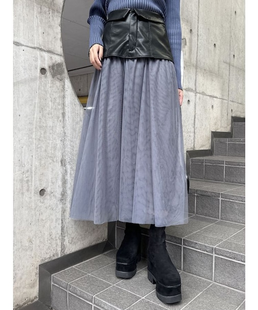 ドッキングチュールスカート