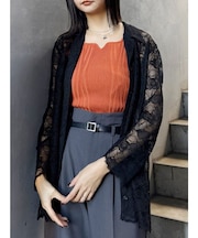 レースシャツチュニック【WEB限定】