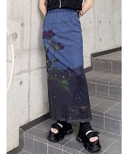 プリントシアーナロースカート