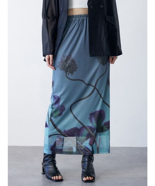 プリントシアーナロースカート