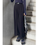フェイクレザーベルトハイウエストパンツ