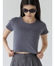 パッチステッチクロップドT