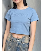 パッチステッチクロップドT