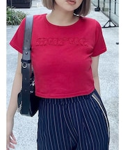 パッチステッチクロップドT