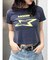 シャープモチーフクロップドTシャツ