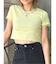 チュールトリムコンパクトTシャツ