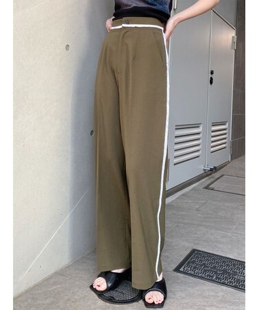 カットオフストレートパンツ