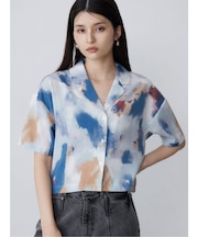 パターンクロップドシャツ【WEB限定】