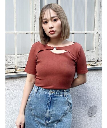 フロントパーツレイヤードトップス