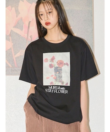 【MURUA×STAYFLOWER】フォトチュールTシャツ