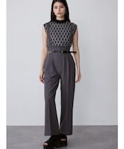 チェーンベルトサスペンダーパンツ