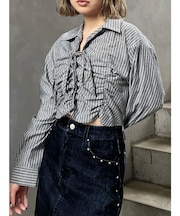 2WAYギャザーシャツ