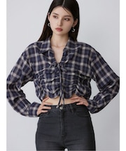 2WAYギャザーシャツ