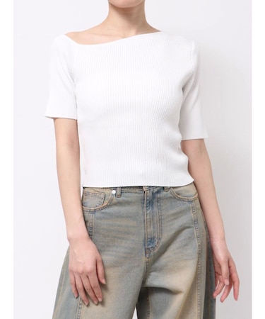 ワンショルハーフニット