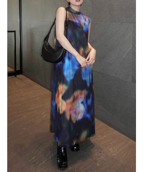 YUKKOコラボ】ジャガードブロックワンピース｜ムルーアの通販｜&mall