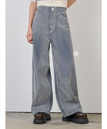 フロッキーバレルレッグデニム【セット販売対象】