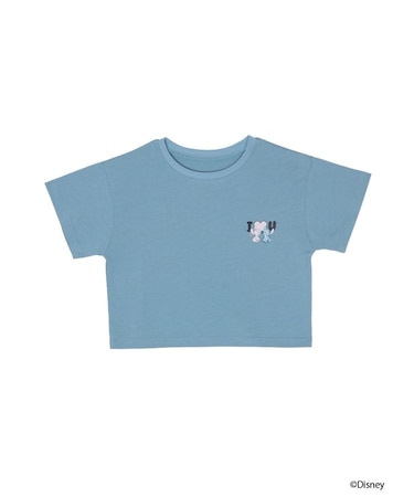 【スティッチコラボ】グラデーショントロピカルTシャツ