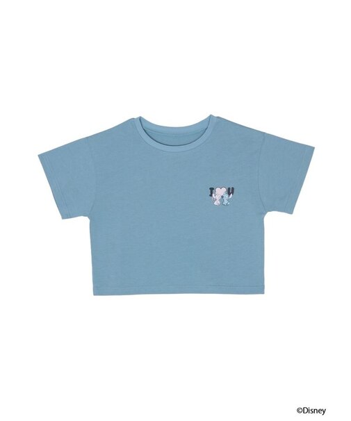 【スティッチコラボ】グラデーショントロピカルTシャツ