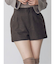 ウールライクタックショートパンツ