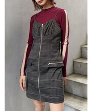 フロントZIPミニジャンスカ