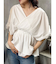 ギャザースリーブブラウス
