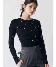 スタッズニット