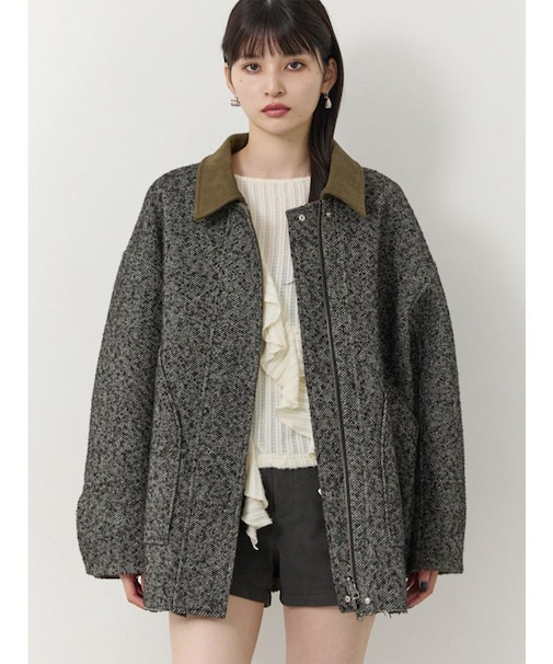 リバーシブルミドルコート