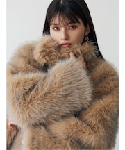 MIXフェイクファーブルゾン