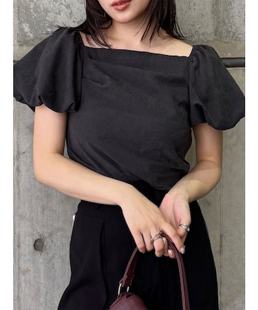 ボリュームスリーブ2WAYブラウス