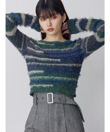 ミックスエレメントニット