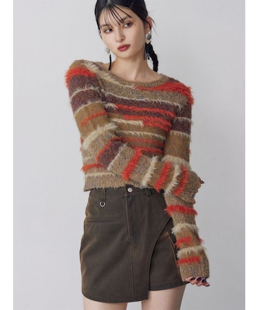 ミックスエレメントニット