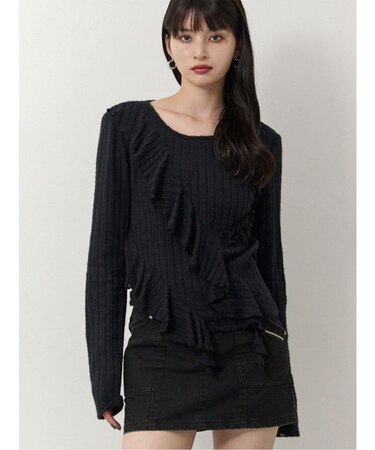 カスケードフリルトップス