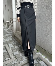 ZIPスリットナロースカート