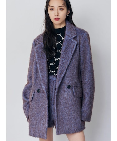 シャギーテーラードコート【セット販売対象】