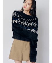 ノルディッククロップドニット