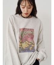 フラワールーズスウェット