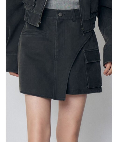 ワンサイドスリットカーゴショートパンツ【セット販売対象】