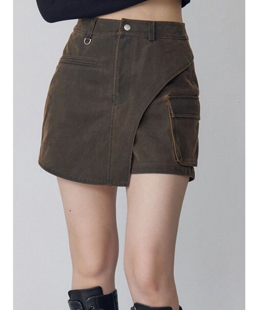 ワンサイドスリットカーゴショートパンツ【セット販売対象】