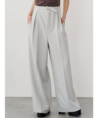 フロントベルトワイドパンツ【セット販売対象】