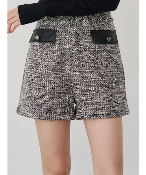 ツイードショートパンツ