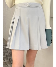 ダブルプリーツミニスカート【セット販売対象】