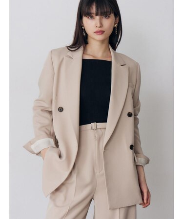 ベルテッドテーラードジャケット【セット販売対象】