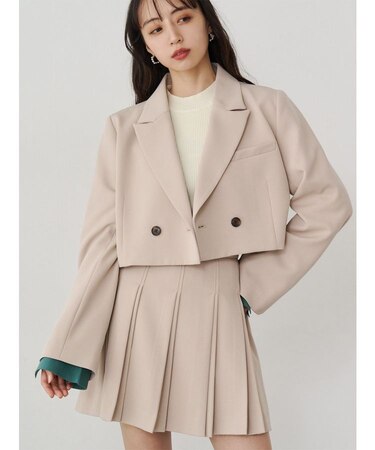 ショートテーラードジャケット【セット販売対象】