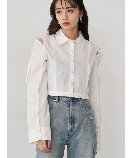 カシュクールマルチウェイシャツ