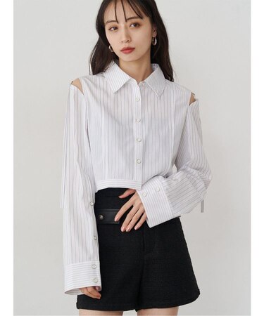 カシュクールマルチウェイシャツ